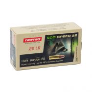 Norma EcoSpeed 22LR 24gr. Ammunition, 50 Round Box