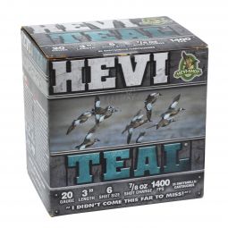 Hevi Shot Hevi Teal 20ga. 3", 7/8oz. #6 Shot 25 Round Box