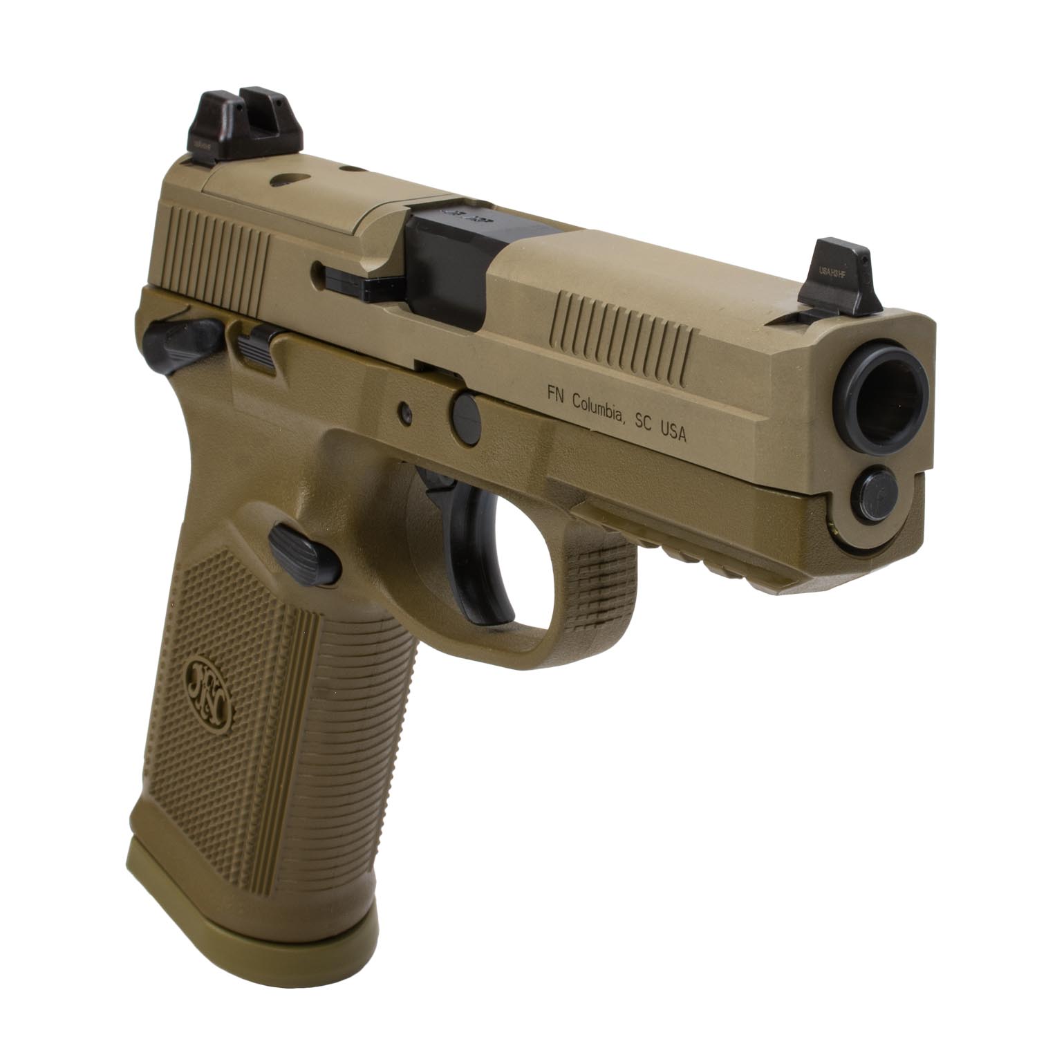 FN FNX-45 Tactical DA/SA MS, .45ACP FDE, 10rd. Mags, Night