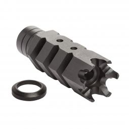 ATI AR-10 .308 Steel Shark Muzzle Brake, Black