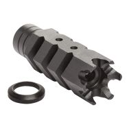 ATI AR-15 .223/5.56 Steel Shark Muzzle Brake, Black