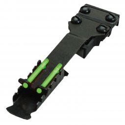 HI VIZ TS Series Fully Adjustable Turkey / Deer Rear Fiber Optic Sight, 1/4"-5/16" Ribs