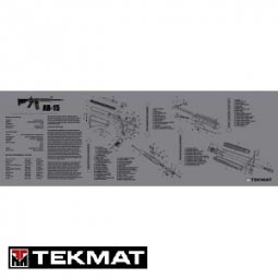 AR-15 Gun Cleaning Mat, Grey