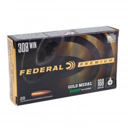 Federal Gold Medal Match .308 WIN 168 Grain Sierra Matchking BTHP