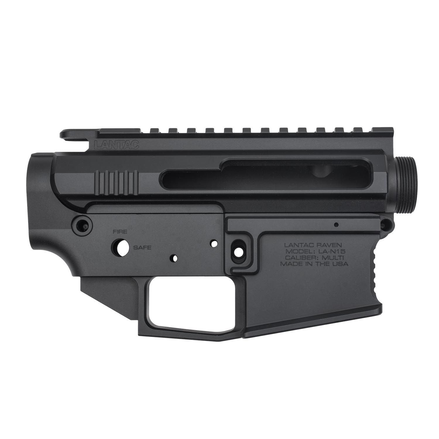 Lantac N15 Raven Side Charger Billet Upper & Lower Receiver, 5.56