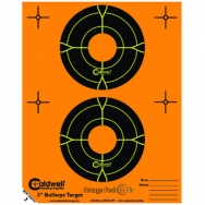 Caldwell Orange Peel 3" Bullseye Target, 15 Pack