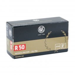 RWS R-50 22LR 40gr. Ammunition, 50 Round Box