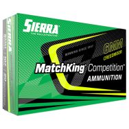 Sierra MatchKing Competition 6mm Creedmoor 107gr. HPBT Ammunition, 20 Round Box