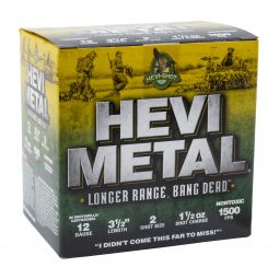 Hevi Shot Hevi Metal Long Range 12ga. 3.5" 1-1/2oz. #2 Shot, 25 Round Box