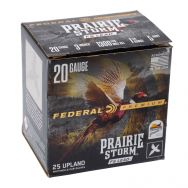 Federal Premium Prairie Storm 20ga. 3" 1-1/4oz. #5 Lead Ammunition, 25 Round Box