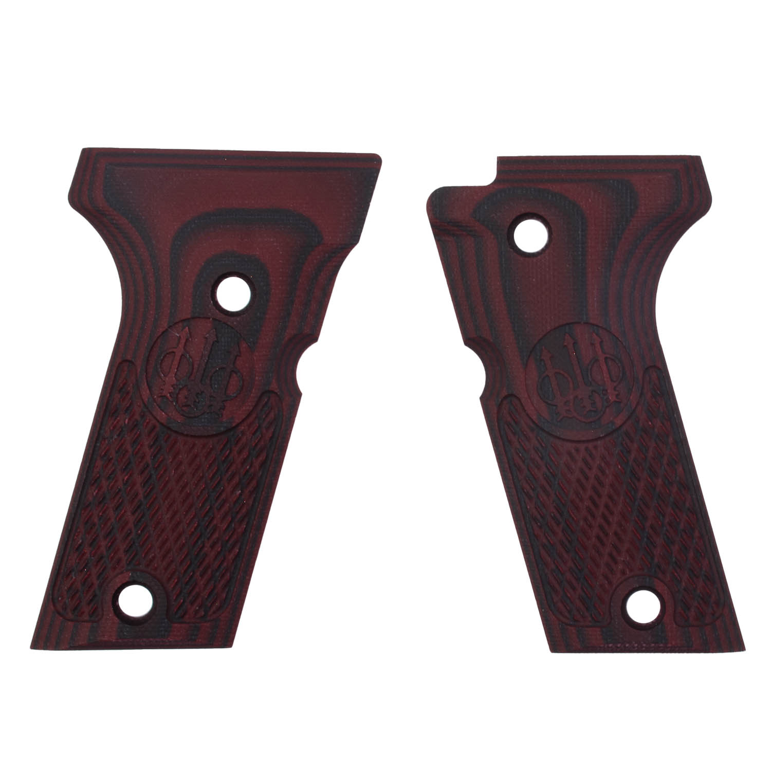 Beretta 92X Compact G10 Grips, Black Cherry: MGW