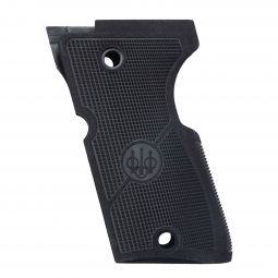 Beretta 92S Pistol Grips – Smooth Graphite Black Plastic, Factory Style