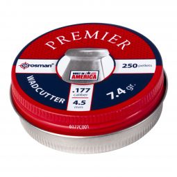 Crosman Wadcutter Competition Air Gun Pellets, .177 Cal., 7.4gr., 250 Count