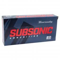 Hornady Subsonic .450 Bushmaster 395gr. Sub-X Ammunition, 20 Round Box