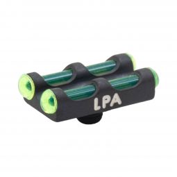 LPA Double Bead 3mm Fiber Optic Shotgun Front Sight, Green