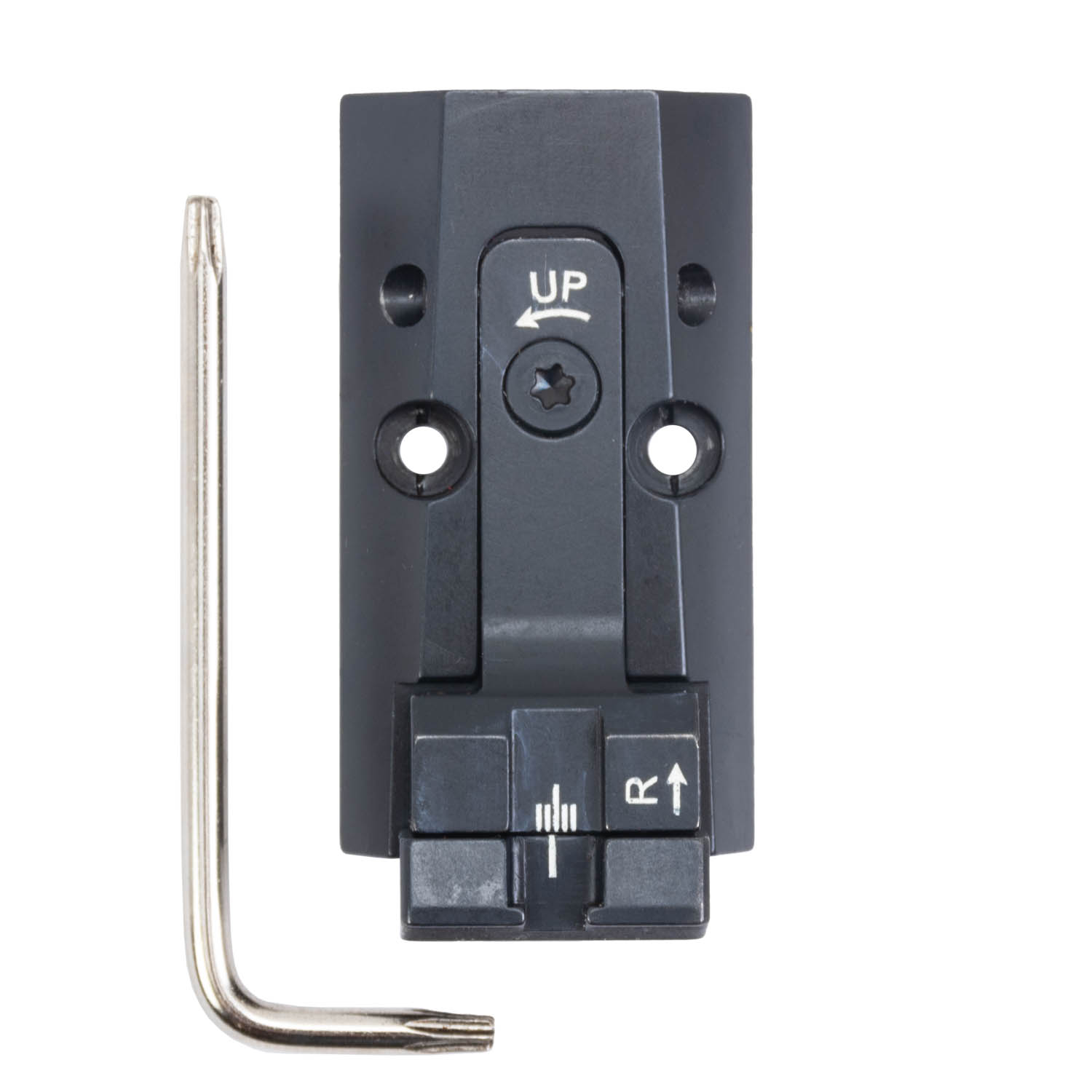 Canik Adjustable Rear Sight w/ Optic Lid, Black: MGW