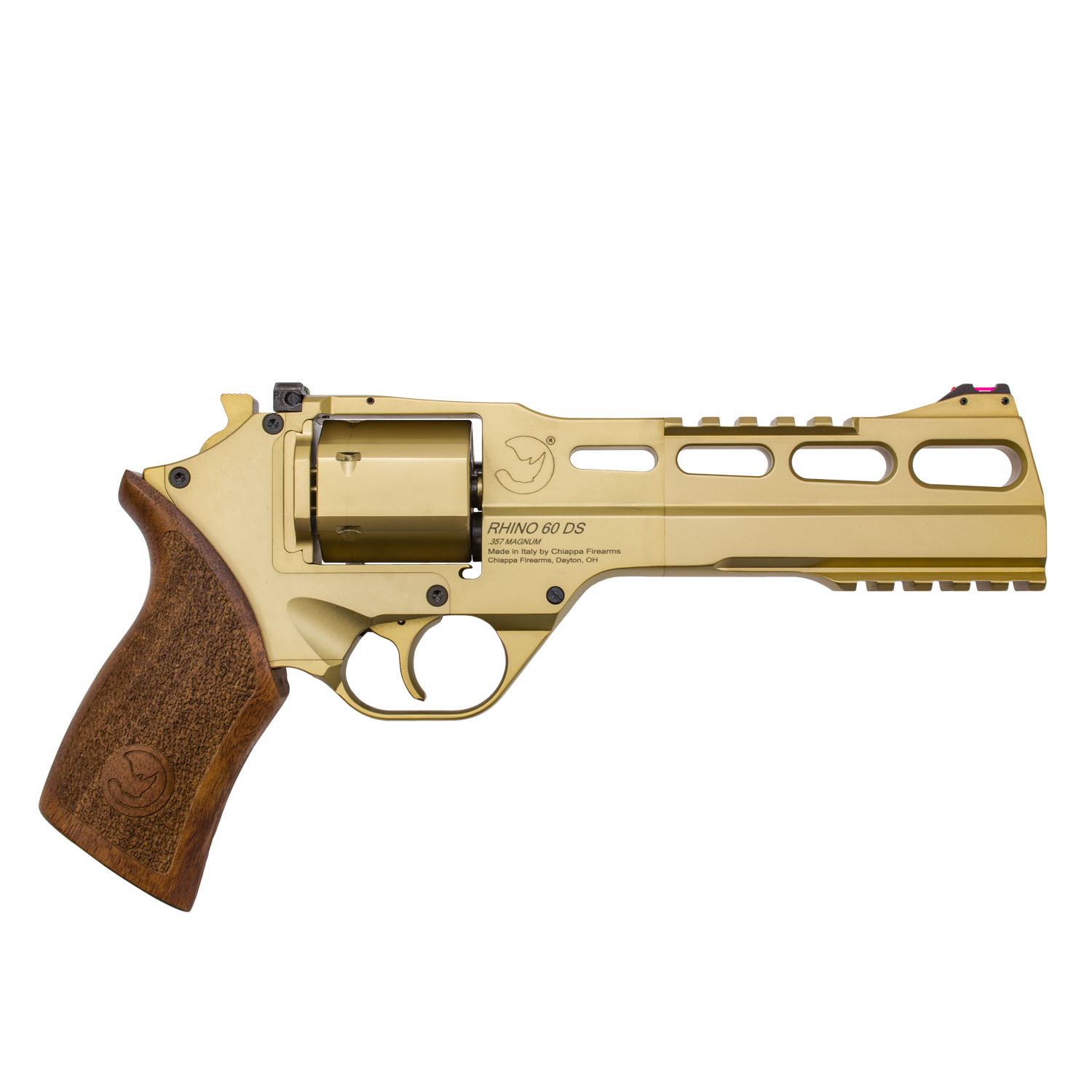 Chiappa Rhino Revolver 60DS, Gold PVD, 6