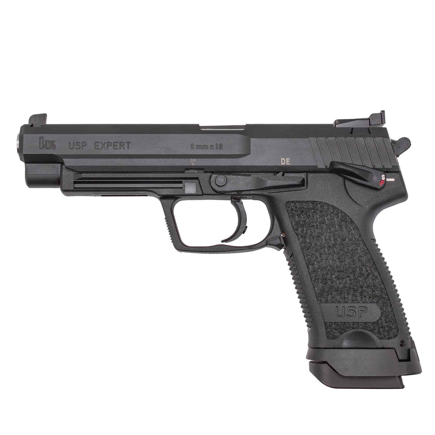 Heckler & Koch USP9 Expert (V1) DA/SA, Two 18rd Steel