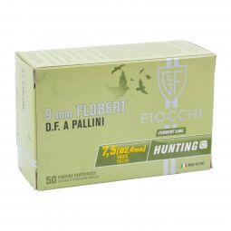 Fiocchi Specialty 9mm Flobert #7.5 Shot Rimfire Shotshell Ammunition, 50 Round Box