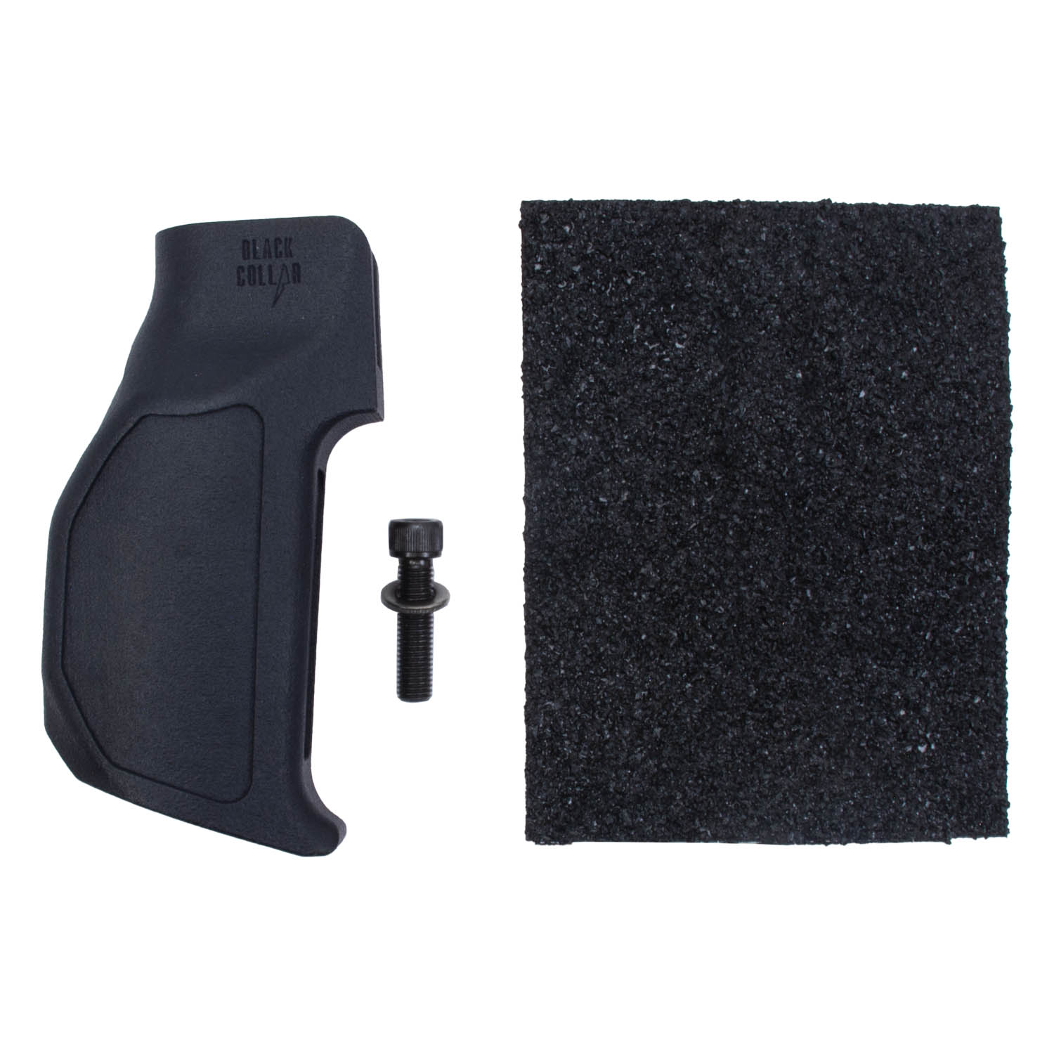 Black Collar Arms Priapus Grip with Black Rubber Textured Tape