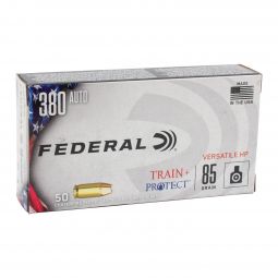 Federal .380 Auto 85gr. Train + Protect VHP Ammunition, 50 Round Box