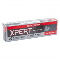Winchester Xpert 22LR 42gr. Plated HP Ammunition, 100 Round Box