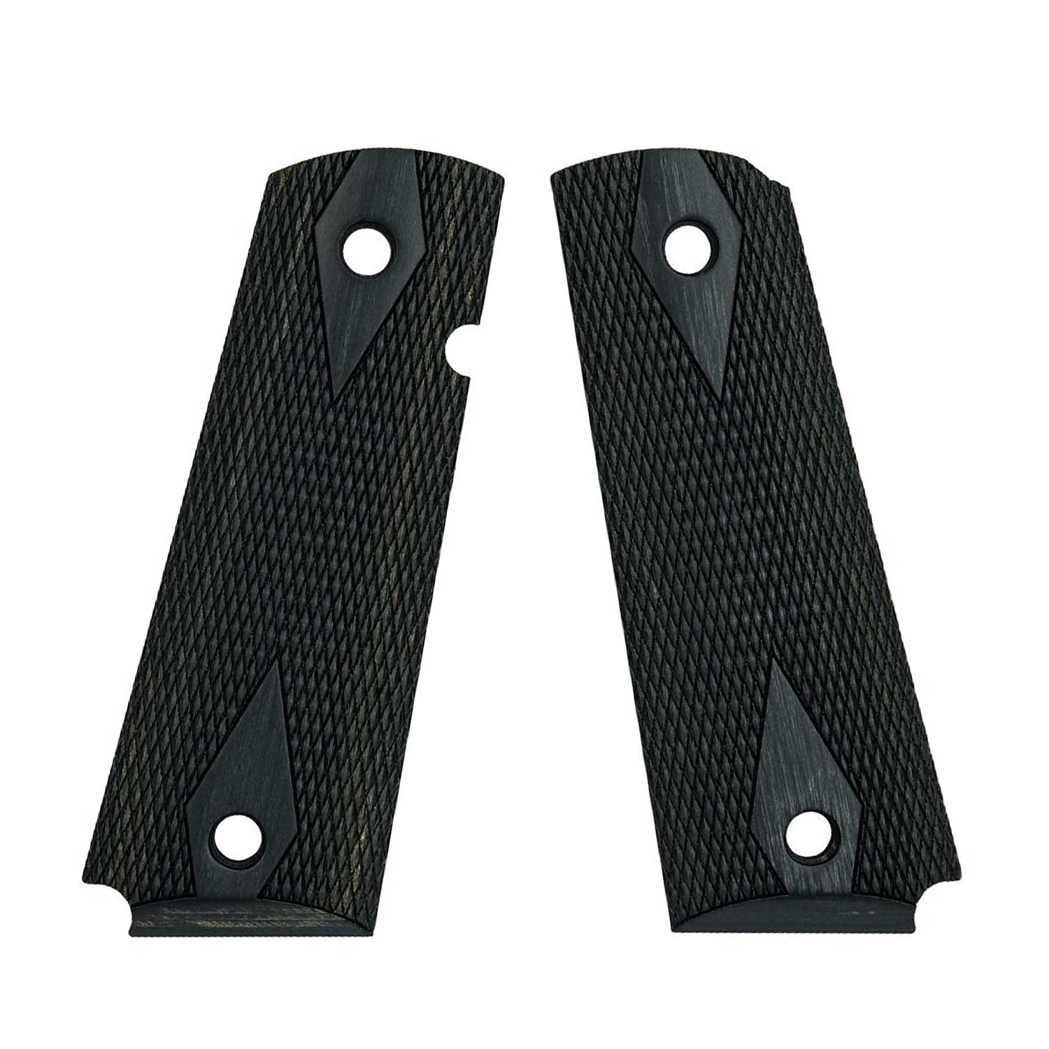 Kimber 1911 Full Size (Custom/Pro) Ambi Grips, Eclipse Black