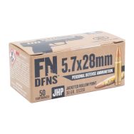 FN 5.7x28mm DFNS SS200 30gr. JHP Ammunition, 50 Round Box
