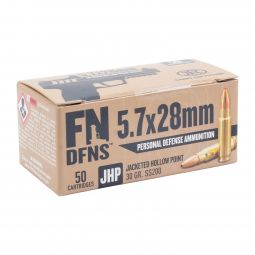 FN 5.7x28mm DFNS SS200 30gr. JHP Ammunition, 50 Round Box