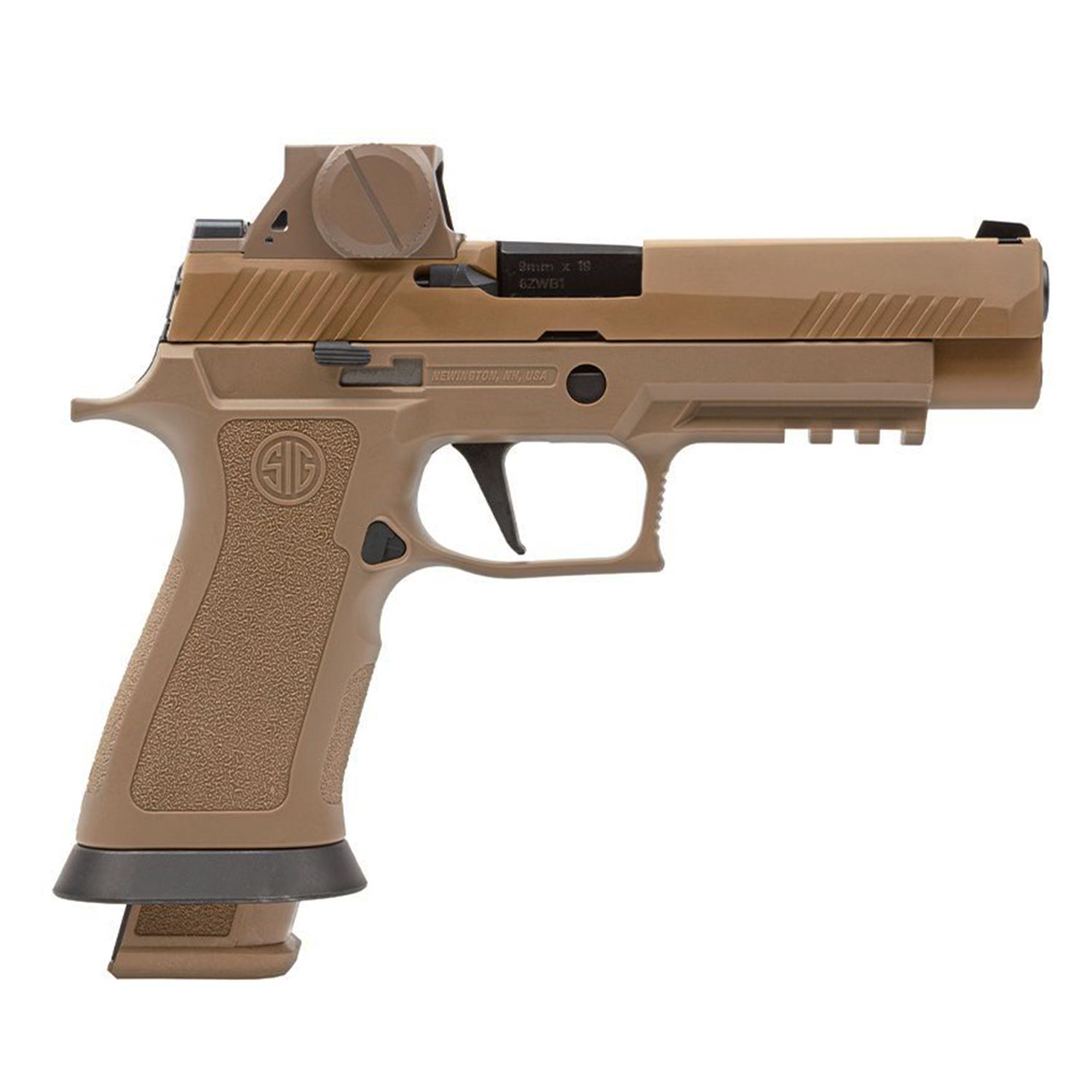 Sig Sauer M17 X-Series RX Pistol, 9mm, (3) 21 Round Mags: MGW