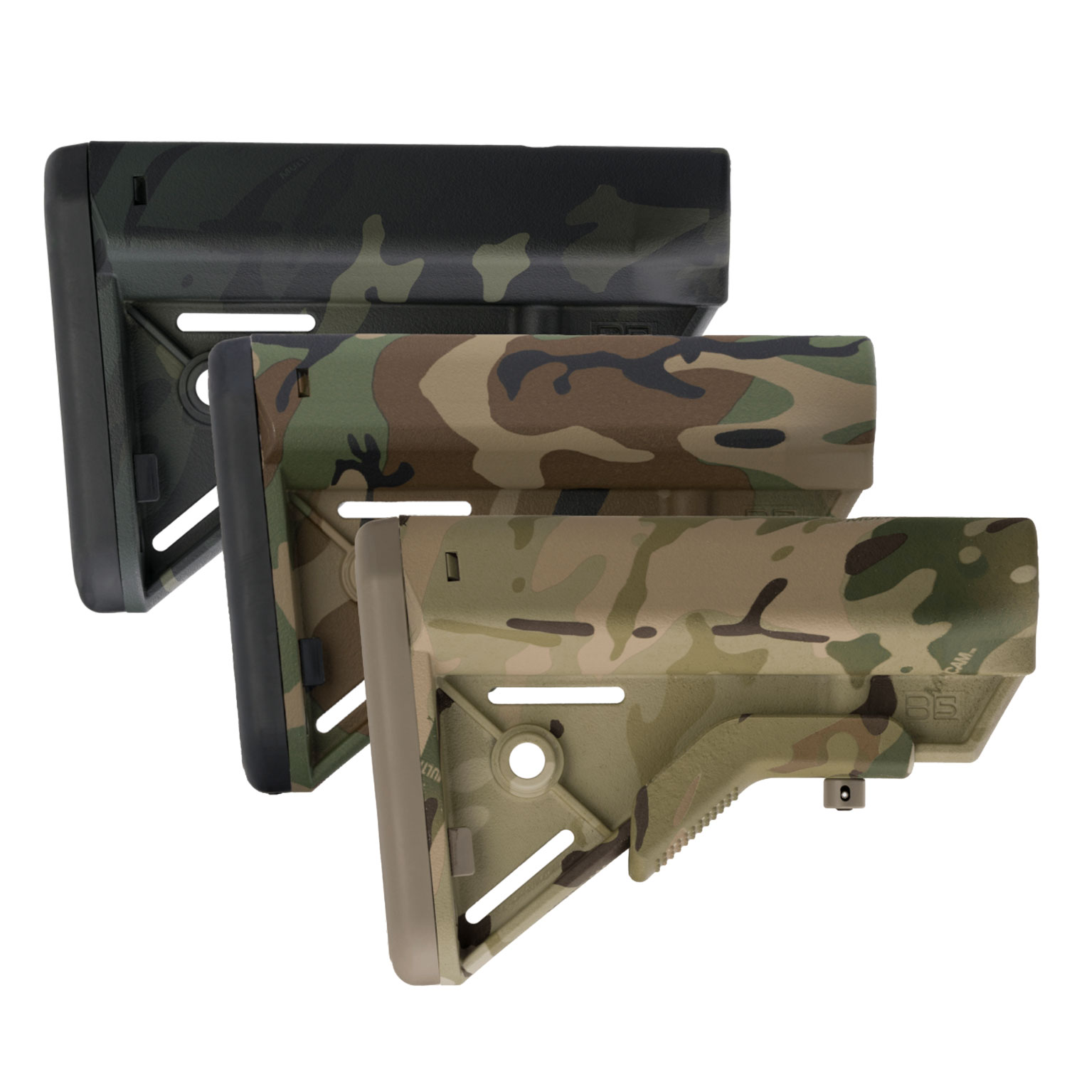 【実物 超希少】B5 Systems BRAVO Stock マルチカムブラック B5 Systems Bravo Mil-Spec AR-15 Stock, Camo: MGW