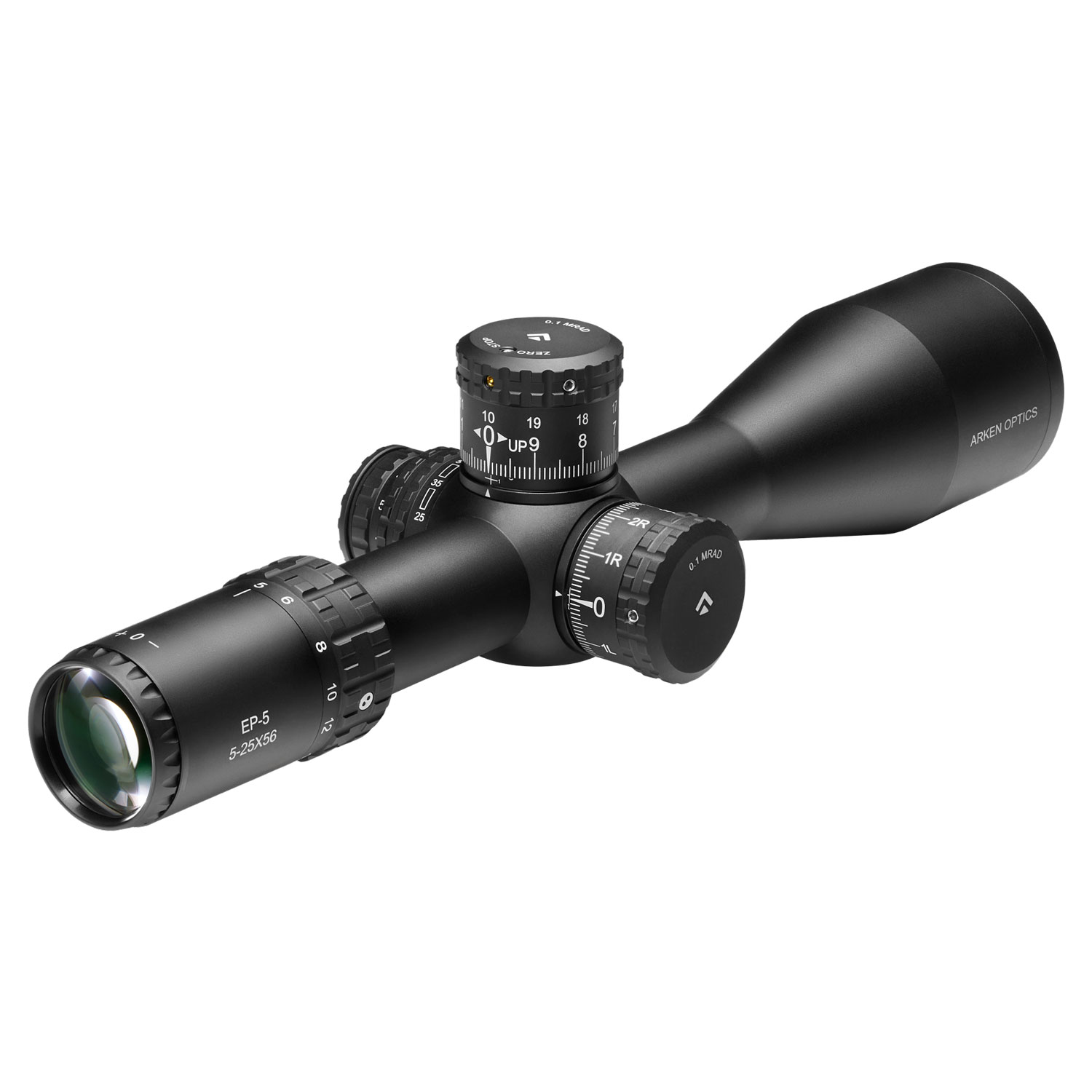 Arken Optics EP-5 5-25X56 FFP Illuminated MIL-VPR Retical, 34MM