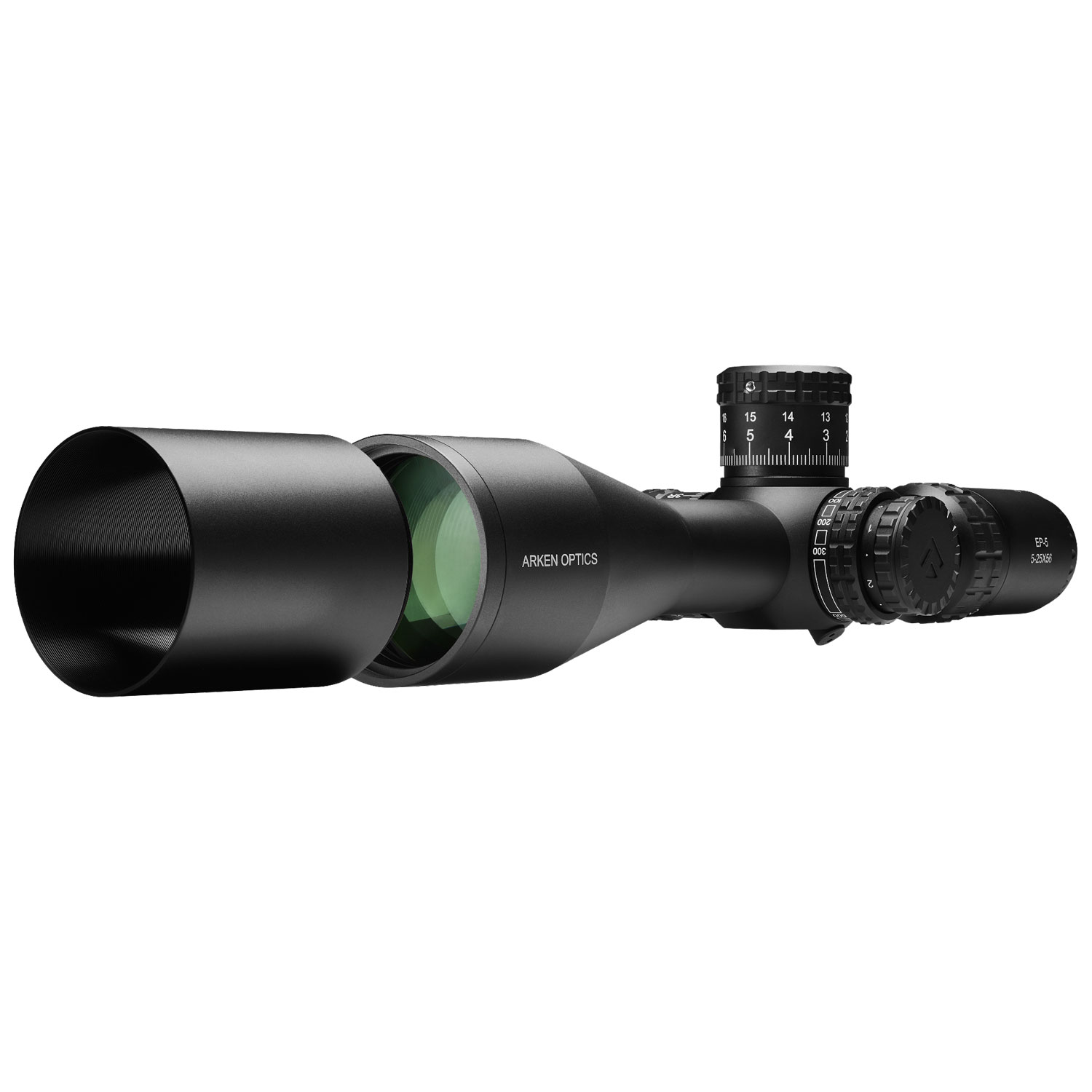 Arken Optics EP-5 5-25X56 FFP Illuminated MIL-VPR Retical, 34MM