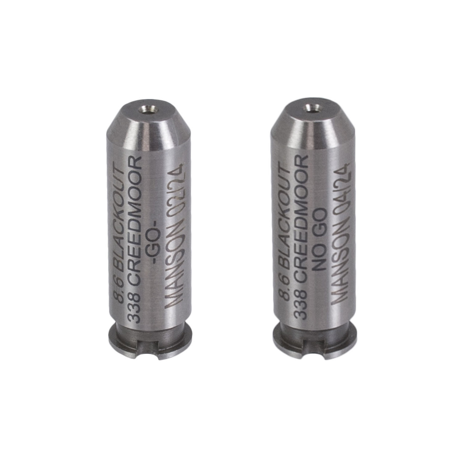 Manson Precision Headspace GO/NO-GO Gauges, 8.6 Blackout: MGW