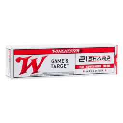 Winchester USA 21 Sharp 25gr. Copper Matrix Ammunition, 100 Round Box