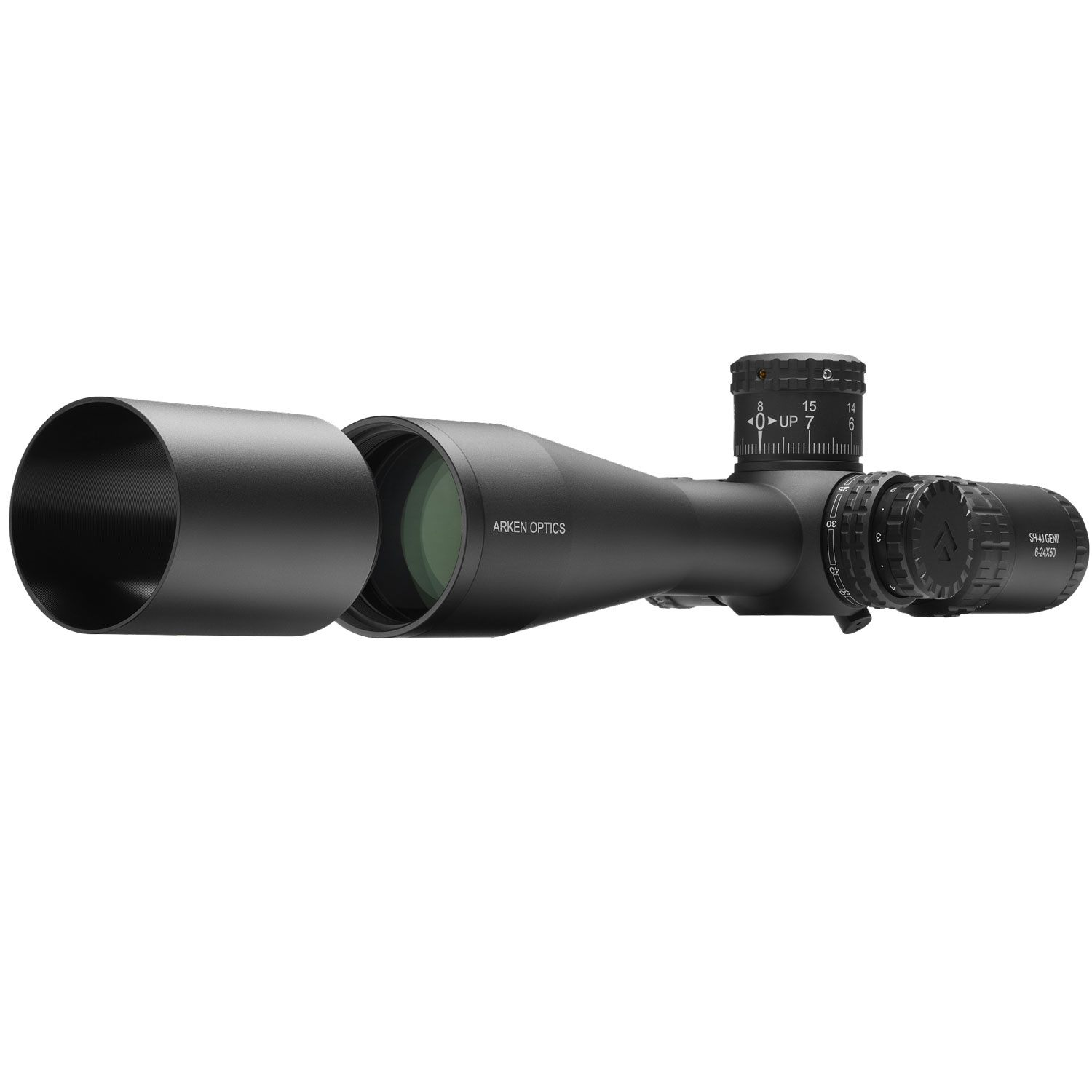 Arken Optics SH-4J 6-24x50 FFP Illuminated MIL-VPR Retical, 34MM