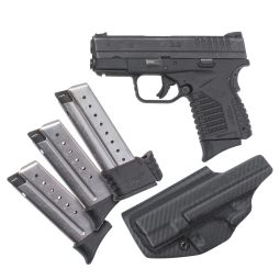 Springfield XD-S 9mm Single Stack Pistol w/ 3.3" Barrel and 7/9 Round Magazines, Pre-Owned