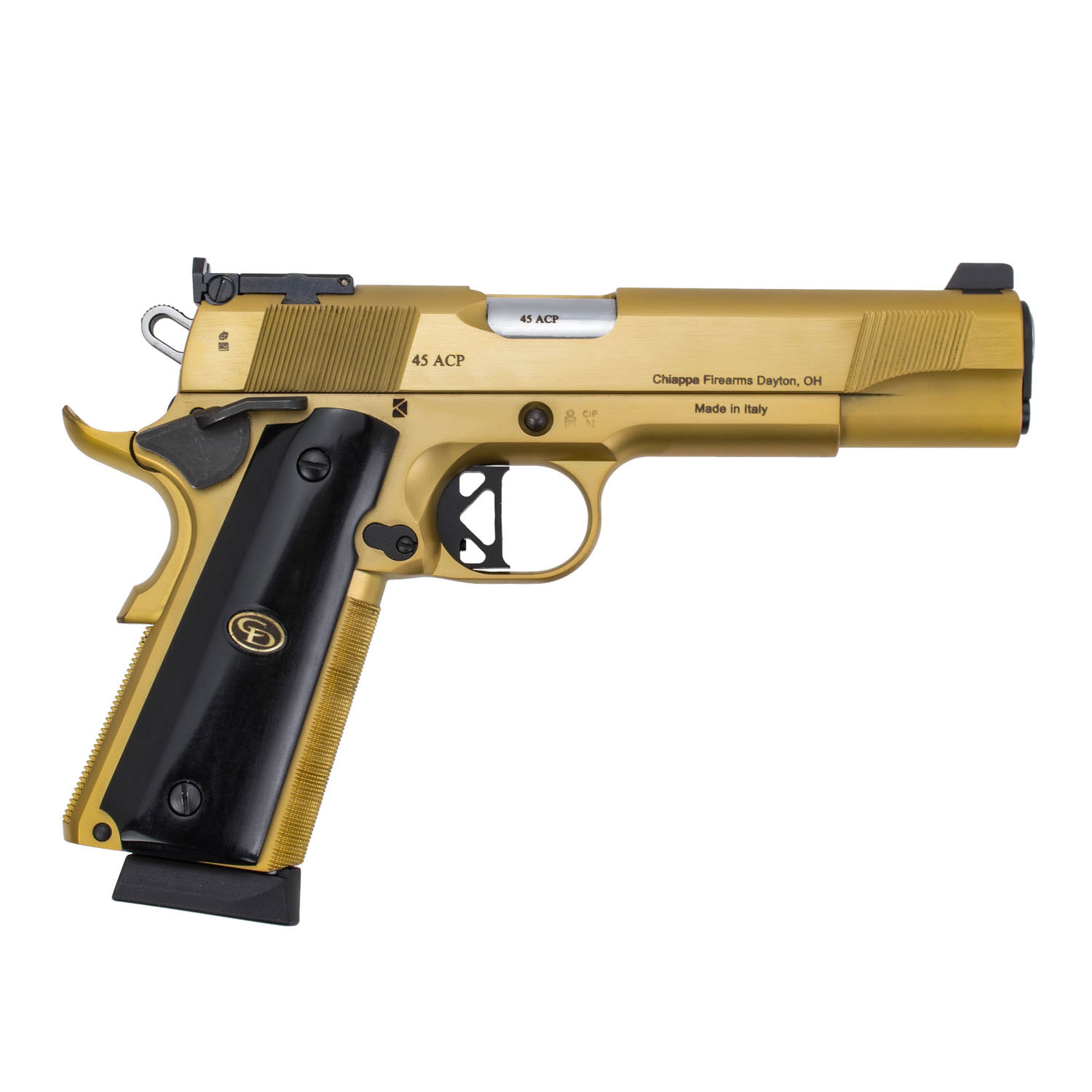 Charles Daly 1911 Empire Grade Pistol, Gold, 45ACP: MGW