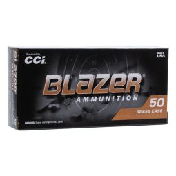 CCI Blazer Reduced Recoil 9mm Luger 100gr. FMJ Ammunition, 50 Round Box