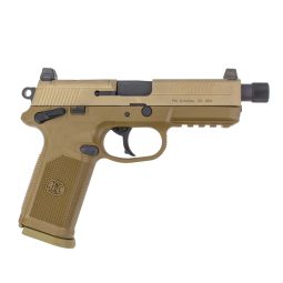 FN FNX-45 Tactical DA/SA MS, .45ACP FDE, 10rd. Mags, Night Sights, Threaded Barrel