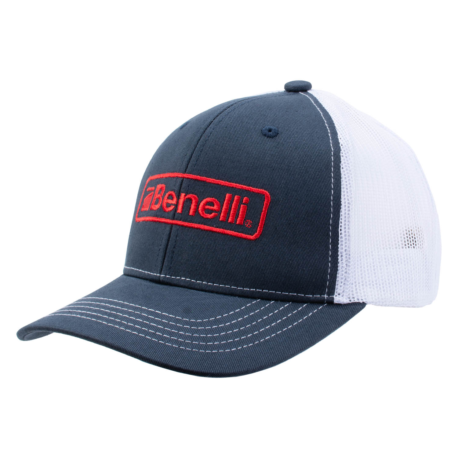 帽子 BLURREDCLOTH ING Benelli Logo Hat, Faded Navy/White Mesh: MGW