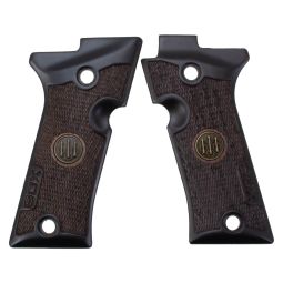Beretta 80X Wood Grips w/ Medallion