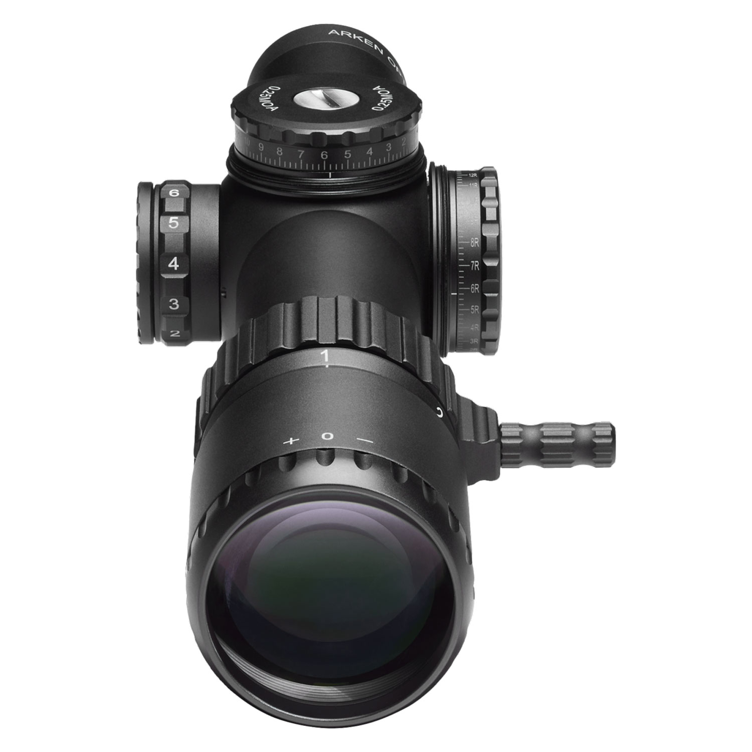 Arken Optics EP-8 1-8x28 FFP LPVO Illuminated KLBOX Retical, 34MM