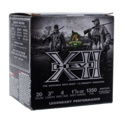 Hevi Shot Hevi-XII 20ga. 3" 1-1/4oz. #4 Shot Ammunition, 25 Round Box