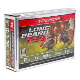 Winchester Long Beard TSS 12ga. 3" 2-3/8oz. #9 Shot Ammunition, 5 Round Box