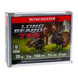 Winchester Long Beard TSS 20ga. 3" 1-5/8 oz. #9 Shot Ammunition, 5 Round Box