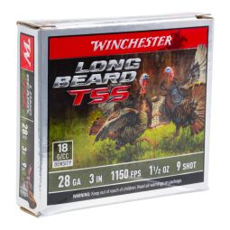 Winchester Long Beard TSS 28ga. 3" 1-5/8 oz. #9 Shot Ammunition, 5 Round Box