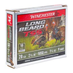 Winchester Long Beard TSS 28ga. 2-3/4" 1-1/4 oz. #9 Shot Ammunition, 5 Round Box