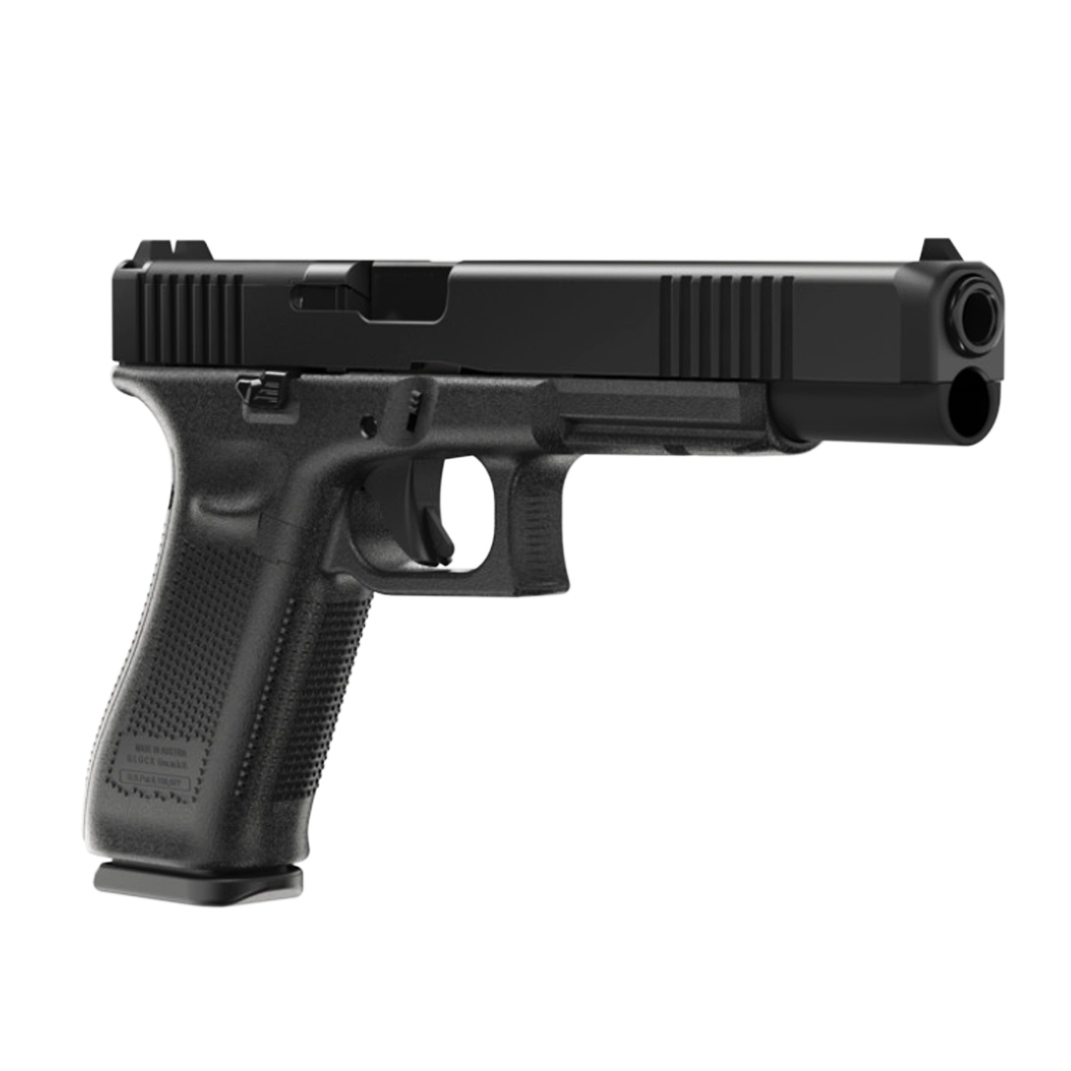 Glock 17L Gen5 MOS 9mm Pistol w/ Front Serrations, (3) 17 Round