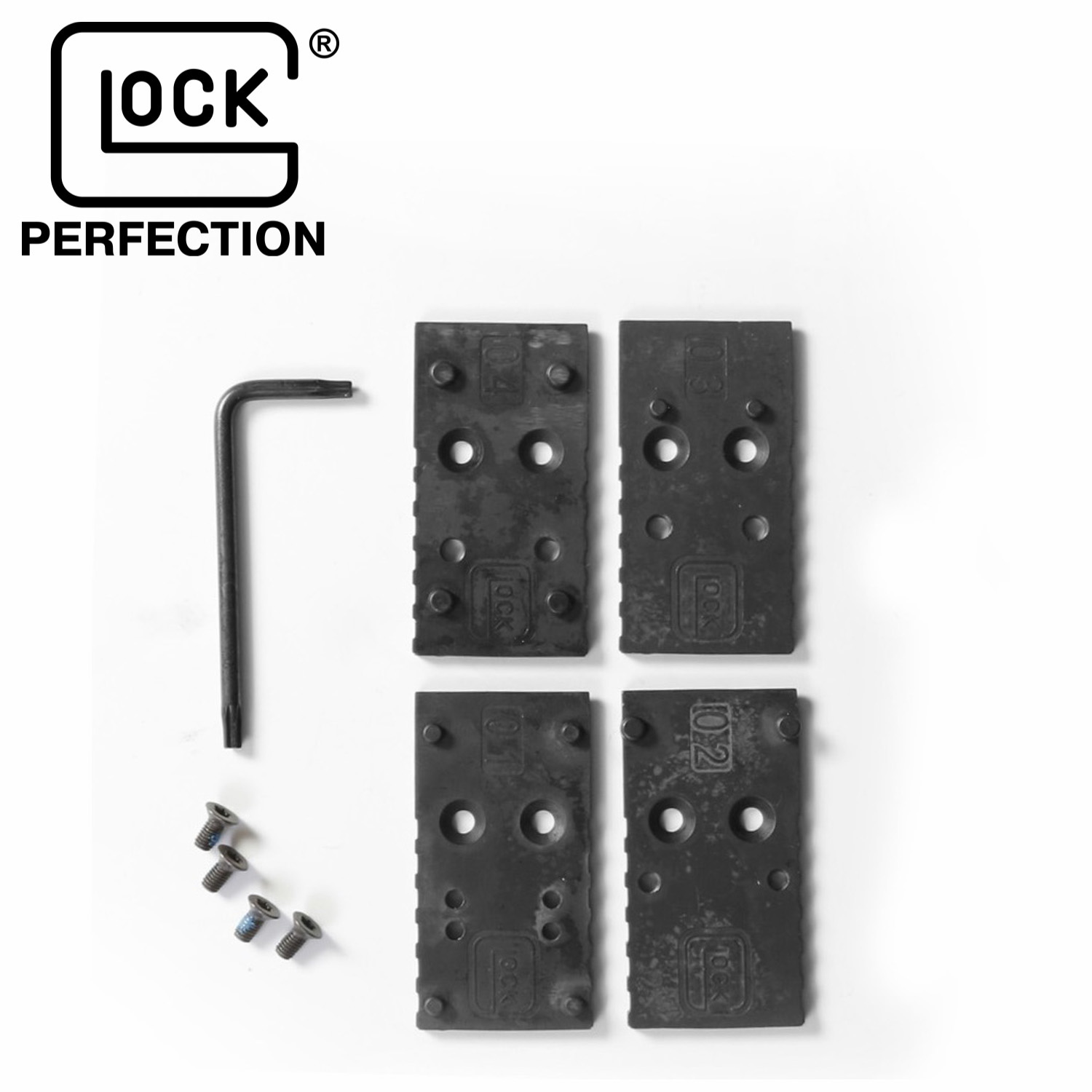LIFθSE／LIFθSE plate 01 Glock MOS Adapter Set 01 nDLC G17 Gen5, G19 Gen5, G34 Gen5, G45
